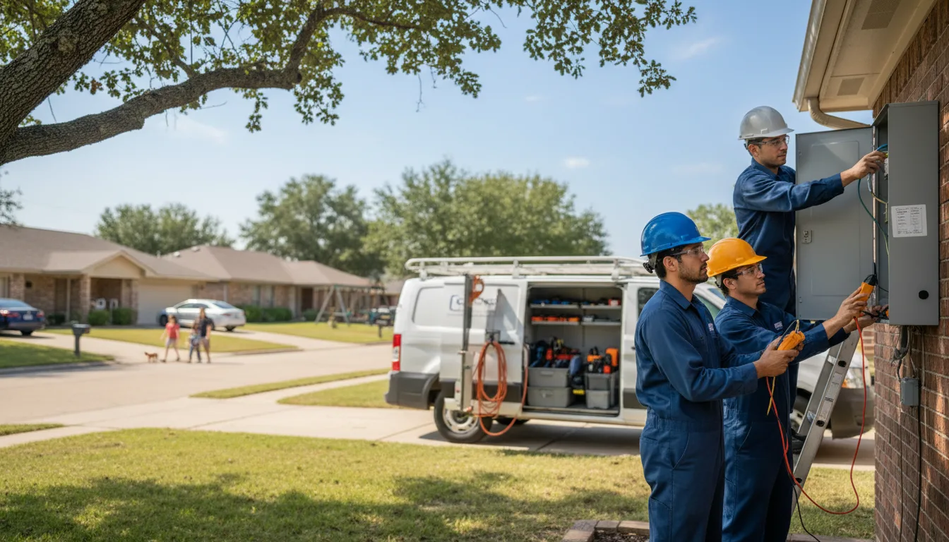 Certified electrician providing emergency electrical services in Oakdale, NE